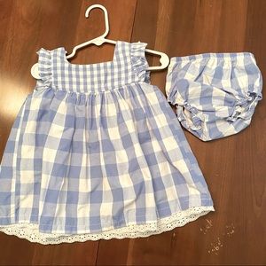 Plaid Dress - 12m